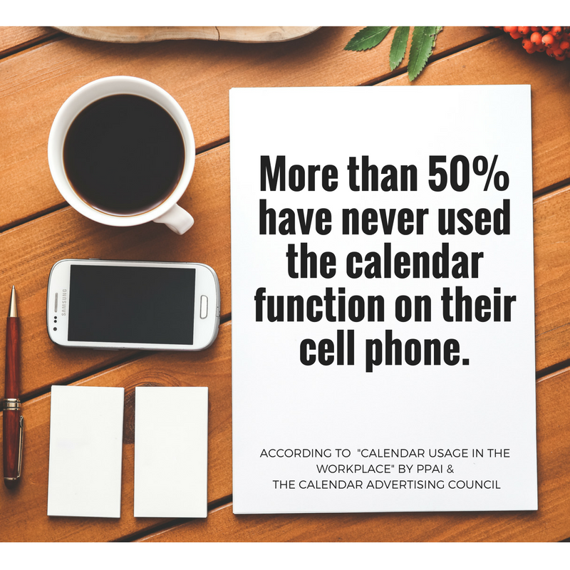 Studies show that despite mobile tech, printed calendars still make great advertising! Here's a look at why calendars still make great promotions.