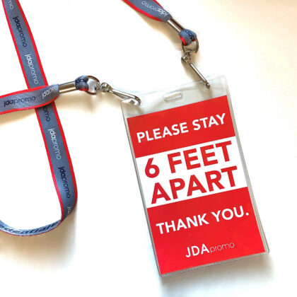 JDA Social Distance lanyardphoto