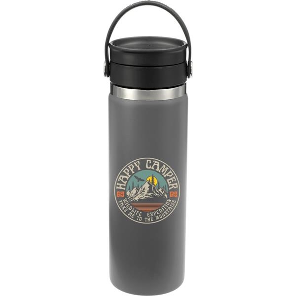 Hydro flask wide mouth with flex sip for high end tradeshow giveaway