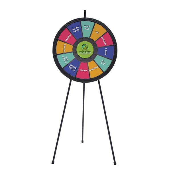 Spin n win prize wheel kit for tradeshow booth 