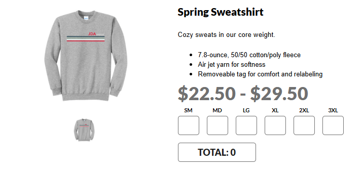 Apparel for employees 